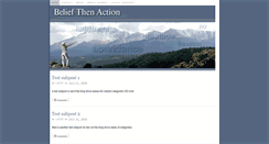 Desktop Screenshot of beliefthenaction.com