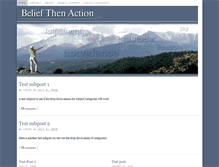 Tablet Screenshot of beliefthenaction.com